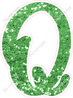 CU 23.5" Individuals - Lime Green Sparkle Q