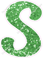 CU 23.5" Individuals - Lime Green Sparkle S