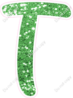 CU 23.5" Individuals - Lime Green Sparkle T