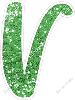 CU 23.5" Individuals - Lime Green Sparkle V