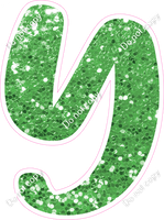 CU 23.5" Individuals - Lime Green Sparkle Y