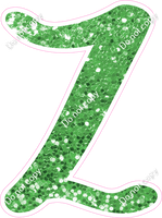 CU 23.5" Individuals - Lime Green Sparkle Z