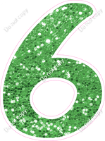 CU 23.5" Individuals - Lime Green Sparkle 6