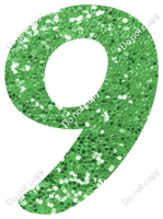 CU 23.5" Individuals - Lime Green Sparkle 9