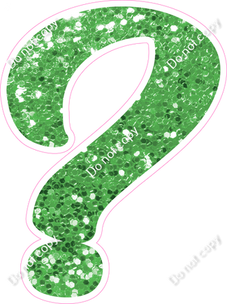 CU 23.5" Individuals - Lime Green Sparkle ?