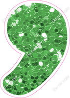 CU 23.5" Individuals - Lime Green Sparkle Apostrophe
