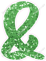 CU 23.5" Individuals - Lime Green Sparkle &