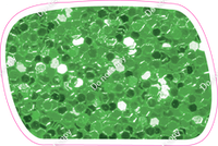 CU 23.5" Individuals - Lime Green Sparkle Dash