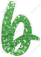 CU 23.5" Individuals - Lime Green Sparkle b