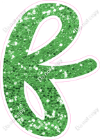 CU 23.5" Individuals - Lime Green Sparkle f