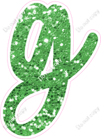 CU 23.5" Individuals - Lime Green Sparkle g