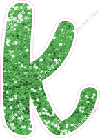 CU 23.5" Individuals - Lime Green Sparkle k