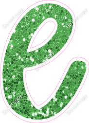 CU 23.5" Individuals - Lime Green Sparkle l