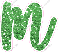 CU 23.5" Individuals - Lime Green Sparkle m