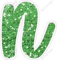 CU 23.5" Individuals - Lime Green Sparkle n