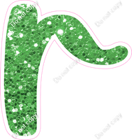 CU 23.5" Individuals - Lime Green Sparkle r