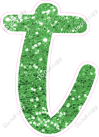 CU 23.5" Individuals - Lime Green Sparkle t