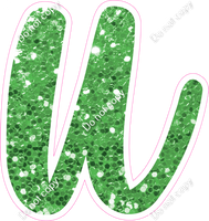 CU 23.5" Individuals - Lime Green Sparkle u