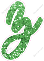 CU 23.5" Individuals - Lime Green Sparkle z