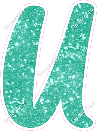 CU 23.5" Individuals - Mint Sparkle U
