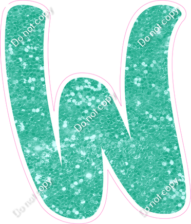 CU 23.5" Individuals - Mint Sparkle W