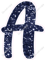 CU 23.5" Individuals - Navy Blue Sparkle A