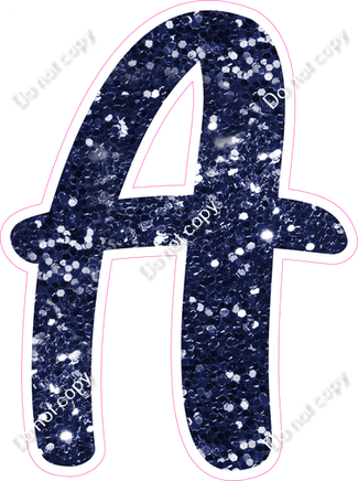 CU 23.5" Individuals - Navy Blue Sparkle A