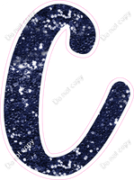 CU 23.5" Individuals - Navy Blue Sparkle C
