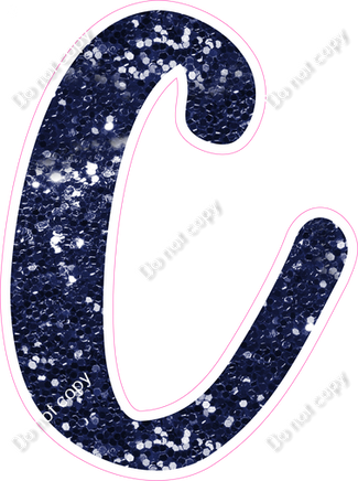 CU 23.5" Individuals - Navy Blue Sparkle C