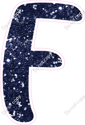 CU 23.5" Individuals - Navy Blue Sparkle F