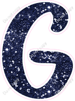 CU 23.5" Individuals - Navy Blue Sparkle G