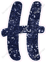 CU 23.5" Individuals - Navy Blue Sparkle H