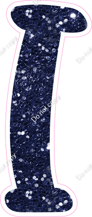 CU 23.5" Individuals - Navy Blue Sparkle I