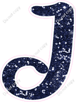 CU 23.5" Individuals - Navy Blue Sparkle J