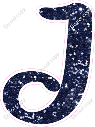 CU 23.5" Individuals - Navy Blue Sparkle J