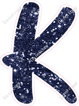 CU 23.5" Individuals - Navy Blue Sparkle K