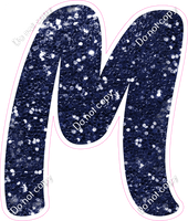 CU 23.5" Individuals - Navy Blue Sparkle M