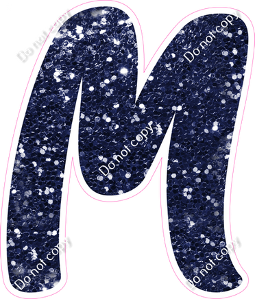 CU 23.5" Individuals - Navy Blue Sparkle M