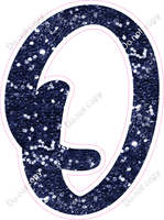 CU 23.5" Individuals - Navy Blue Sparkle O