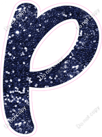 CU 23.5" Individuals - Navy Blue Sparkle P