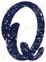 CU 23.5" Individuals - Navy Blue Sparkle Q