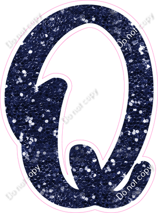 CU 23.5" Individuals - Navy Blue Sparkle Q