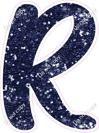 CU 23.5" Individuals - Navy Blue Sparkle R