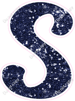 CU 23.5" Individuals - Navy Blue Sparkle S