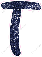 CU 23.5" Individuals - Navy Blue Sparkle T