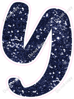 CU 23.5" Individuals - Navy Blue Sparkle Y