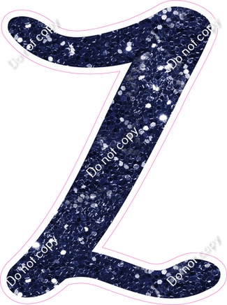 CU 23.5" Individuals - Navy Blue Sparkle Z