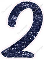 CU 23.5" Individuals - Navy Blue Sparkle 2