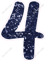 CU 23.5" Individuals - Navy Blue Sparkle 4