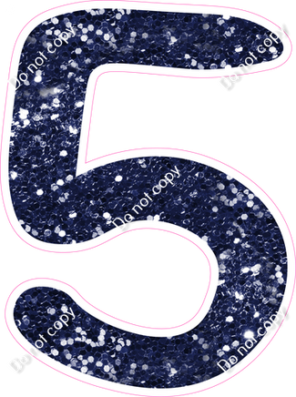 CU 23.5" Individuals - Navy Blue Sparkle 5